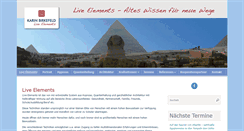 Desktop Screenshot of live-elements.de